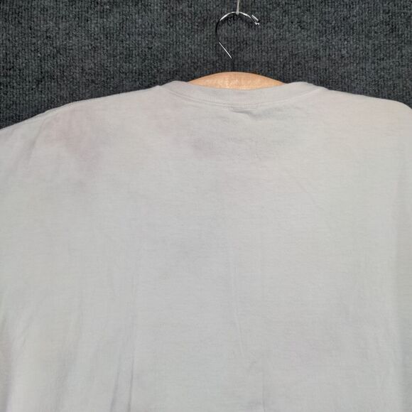 Retro 2021 Top Gun Graphic Print T-Shirt Mens L Short Sleeve White Crew Neck - Picture 7 of 11